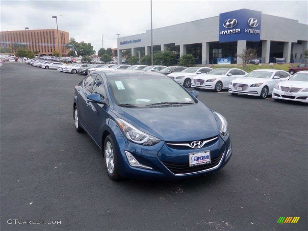 2016 Elantra Value Edition - Blue / Beige photo #1