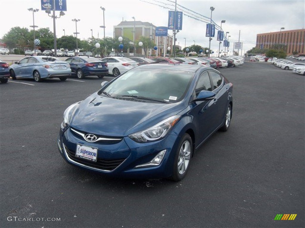 2016 Elantra Value Edition - Blue / Beige photo #3