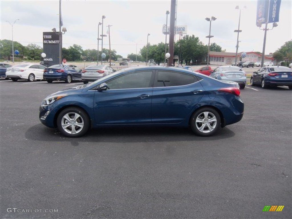 2016 Elantra Value Edition - Blue / Beige photo #5