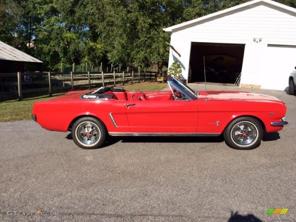 Rangoon Red 1964 Ford Mustang Convertible Exterior Photo #103677012