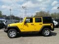 2015 Baja Yellow Jeep Wrangler Unlimited Sport 4x4  photo #3