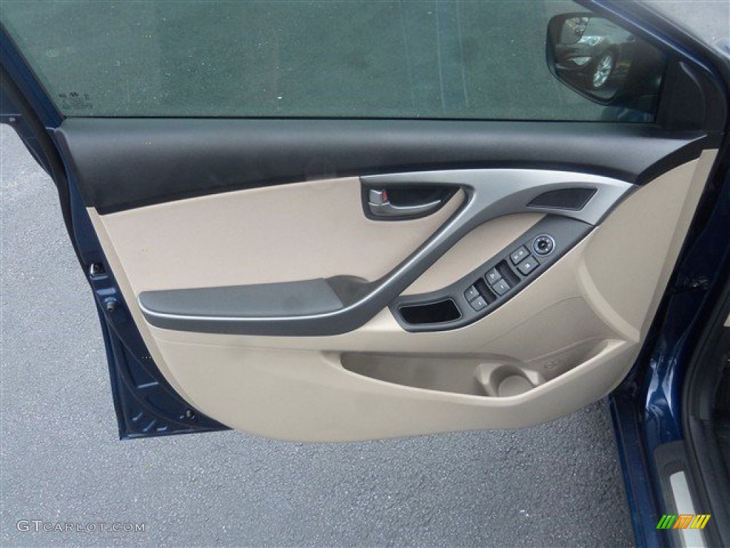 2016 Elantra Value Edition - Blue / Beige photo #15