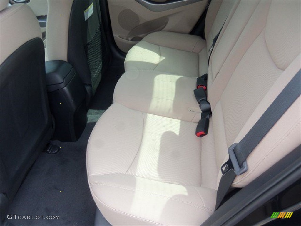 2016 Elantra Value Edition - Phantom Black / Beige photo #12