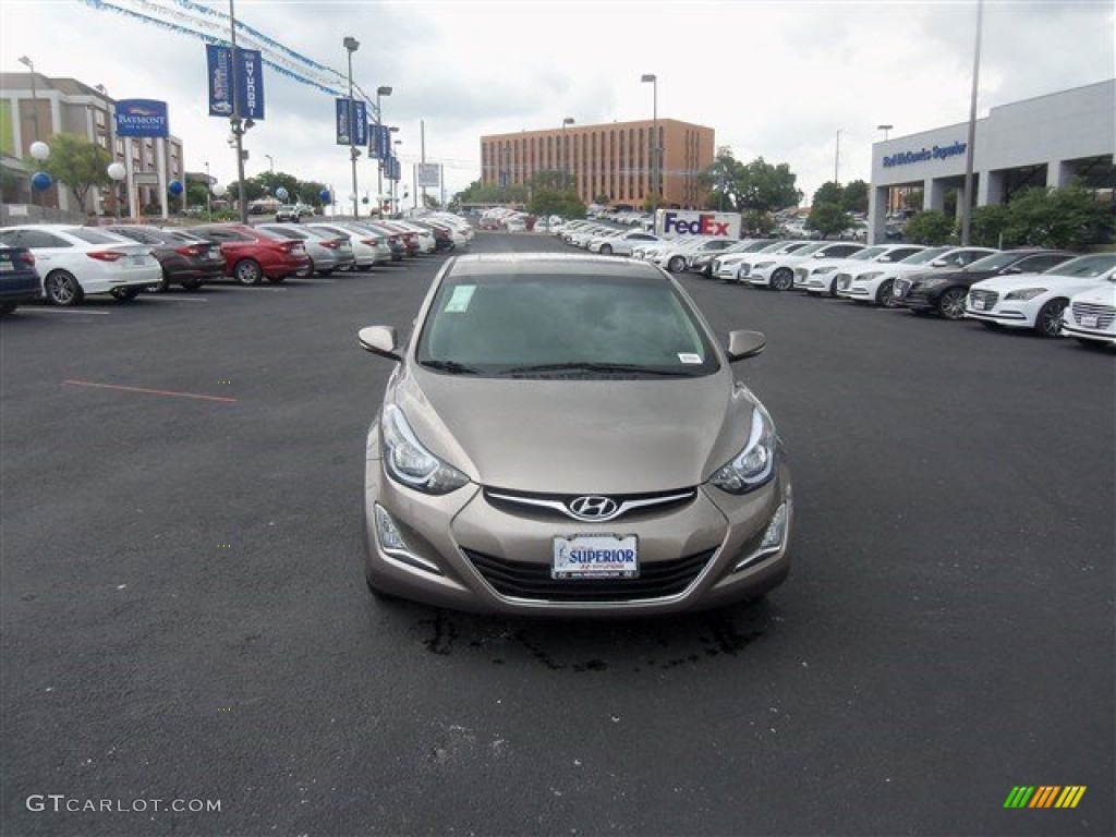 2016 Elantra Value Edition - Desert Bronze / Beige photo #2