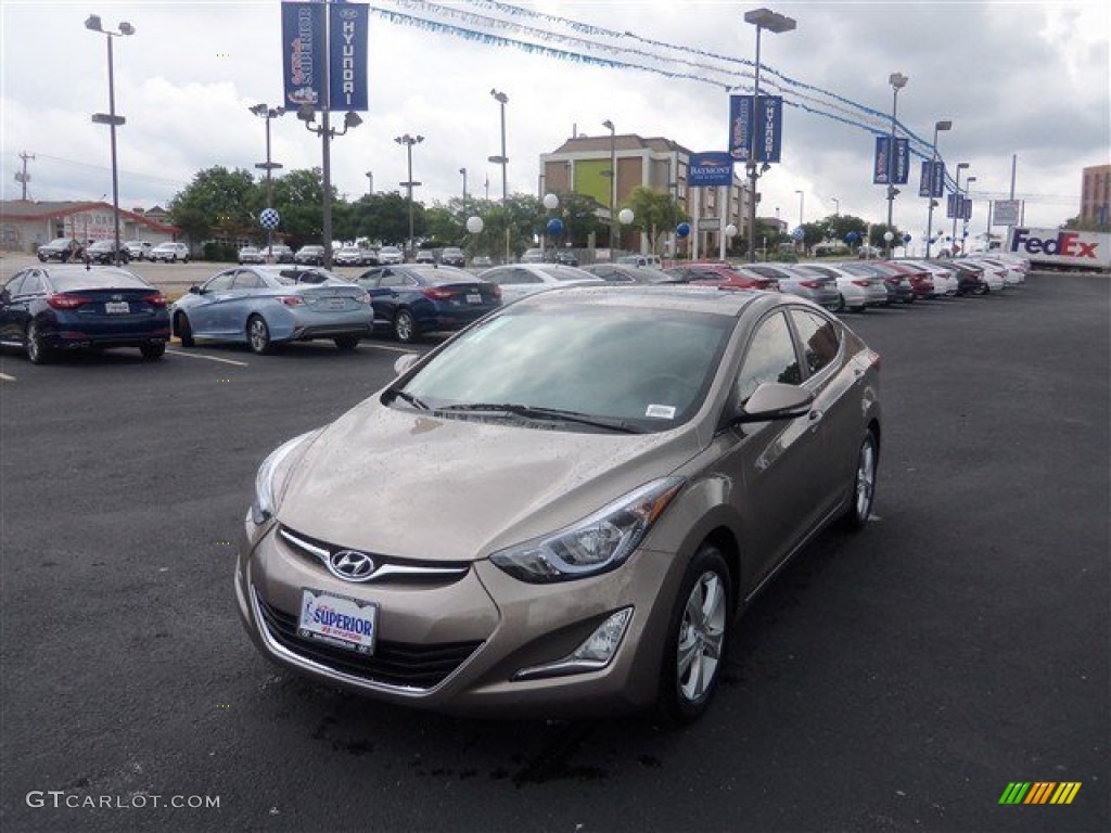 2016 Elantra Value Edition - Desert Bronze / Beige photo #3