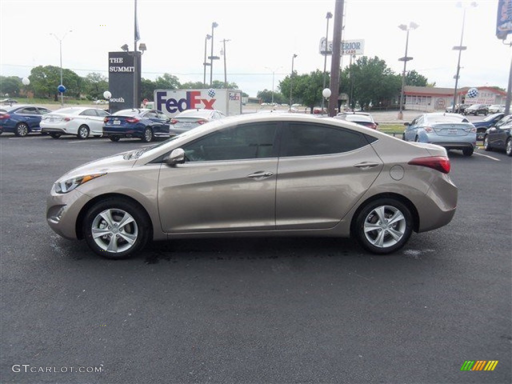 2016 Elantra Value Edition - Desert Bronze / Beige photo #5