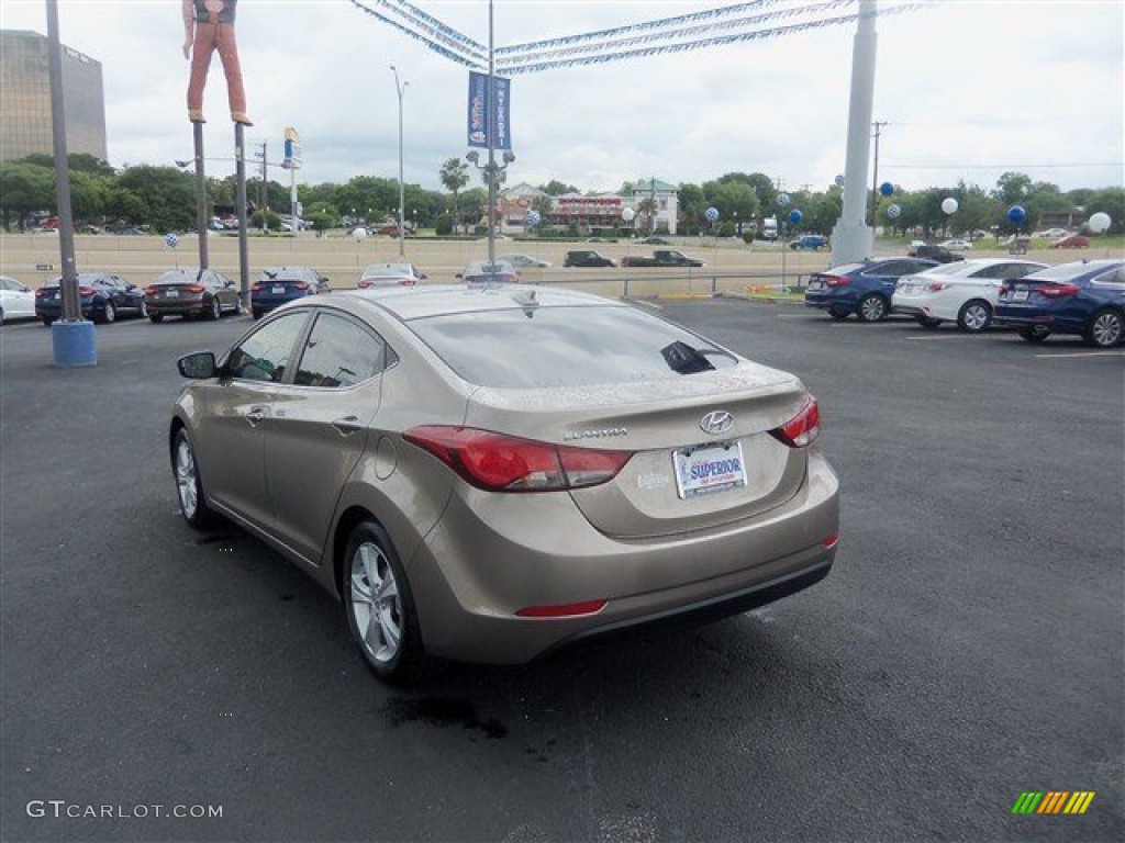 2016 Elantra Value Edition - Desert Bronze / Beige photo #6