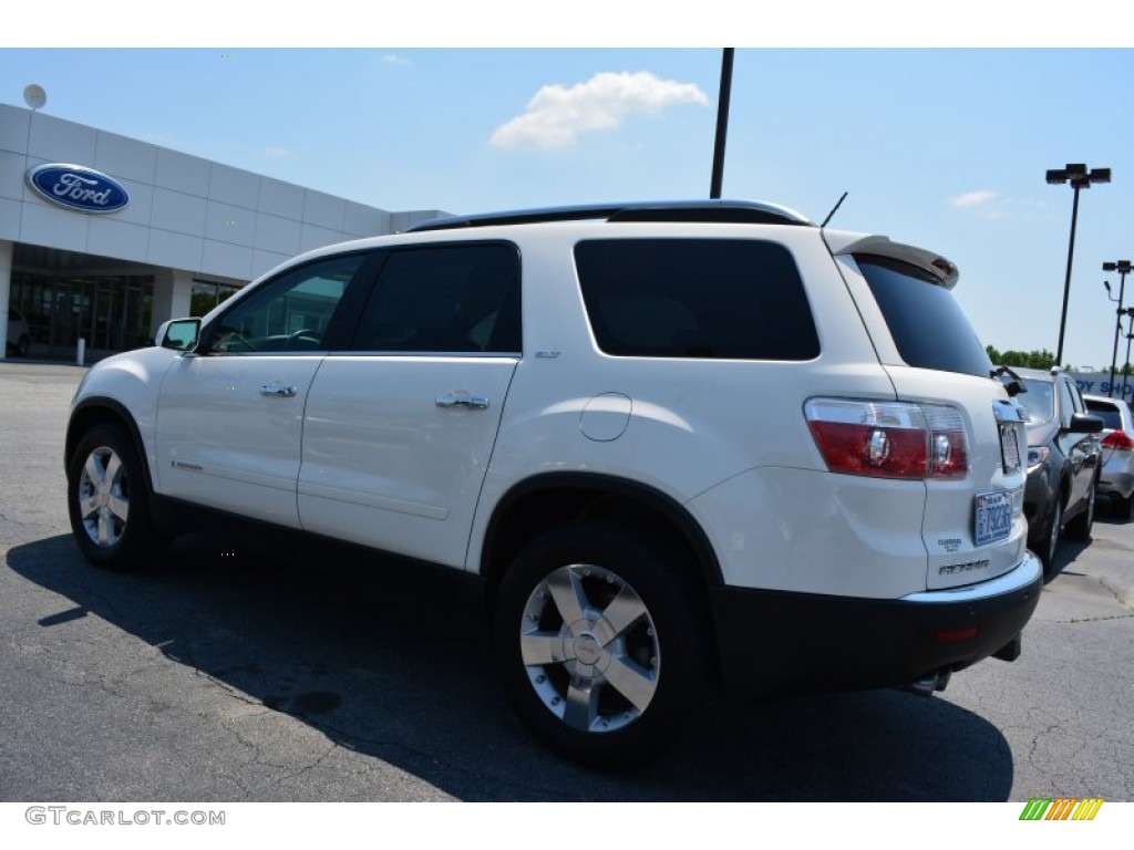 2007 Acadia SLT AWD - White Diamond Metallic / Titanium photo #5