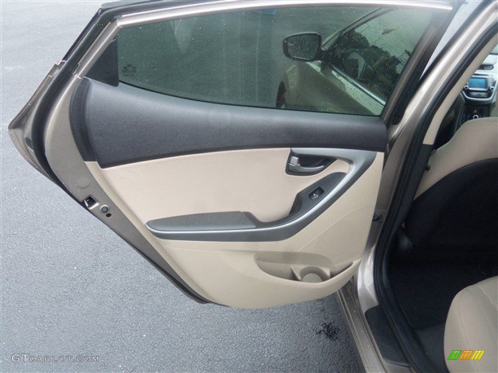 2016 Elantra Value Edition - Desert Bronze / Beige photo #11