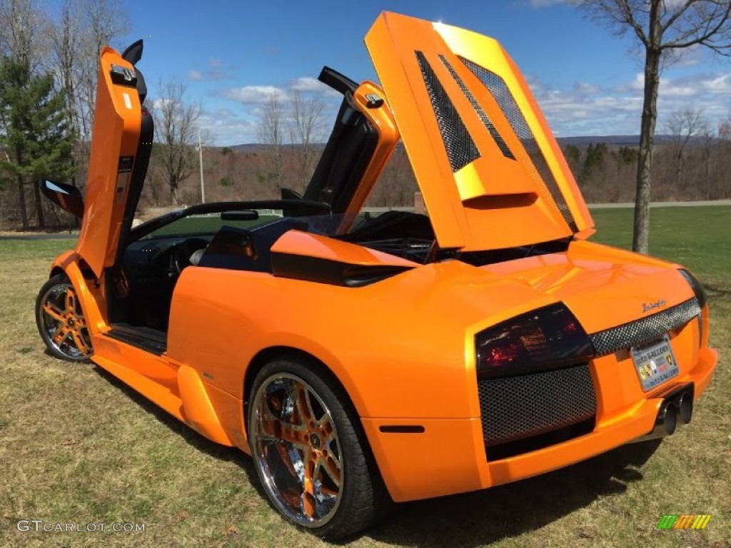 2006 Murcielago Roadster - Arancio Atlas Tri-Coat / Nero Perseus photo #17