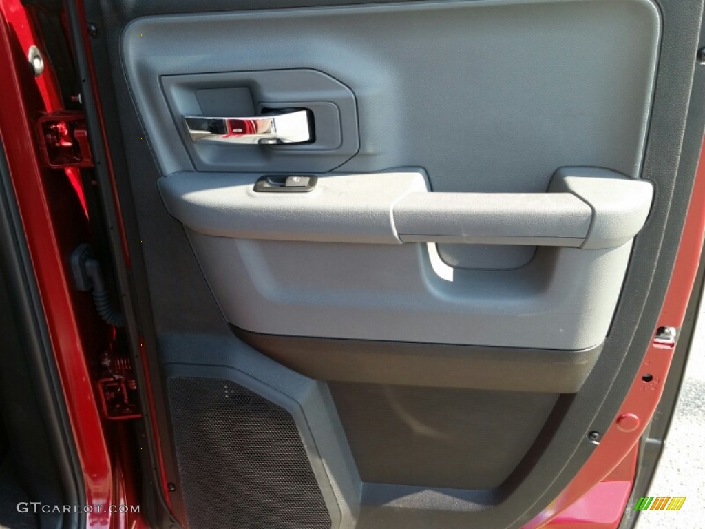 2014 1500 SLT Quad Cab 4x4 - Deep Cherry Red Crystal Pearl / Black/Diesel Gray photo #13