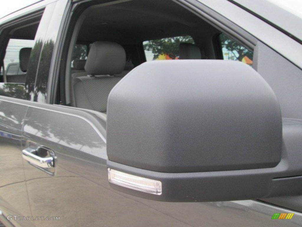 2015 F150 XLT SuperCrew - Magnetic Metallic / Medium Earth Gray photo #7