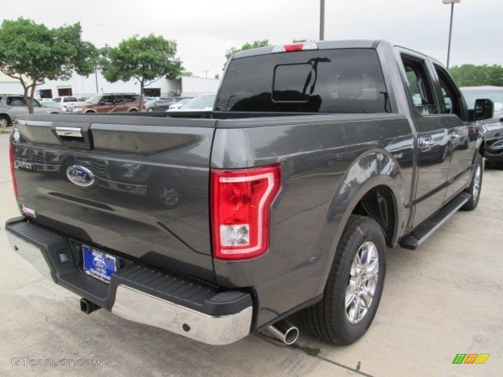 2015 F150 XLT SuperCrew - Magnetic Metallic / Medium Earth Gray photo #20