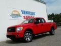 2013 Race Red Ford F150 STX SuperCab 4x4  photo #1