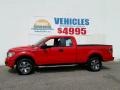 2013 Race Red Ford F150 STX SuperCab 4x4  photo #3