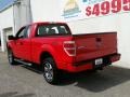 2013 Race Red Ford F150 STX SuperCab 4x4  photo #4