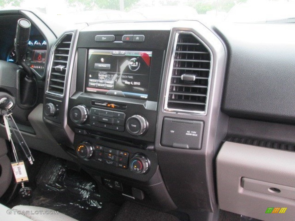 2015 F150 XLT SuperCrew - Magnetic Metallic / Medium Earth Gray photo #28