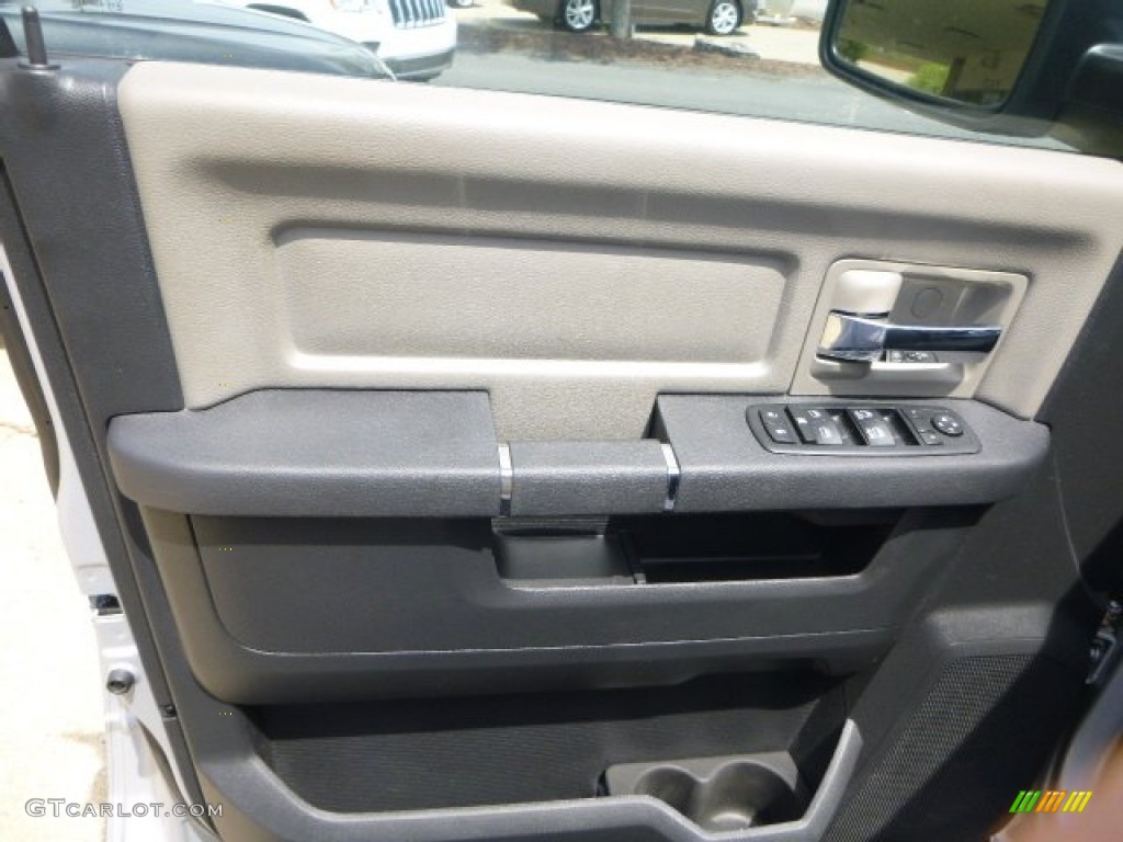 2012 Ram 1500 SLT Crew Cab 4x4 - Bright Silver Metallic / Dark Slate Gray/Medium Graystone photo #16