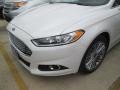 2015 White Platinum Metallic Ford Fusion SE  photo #2