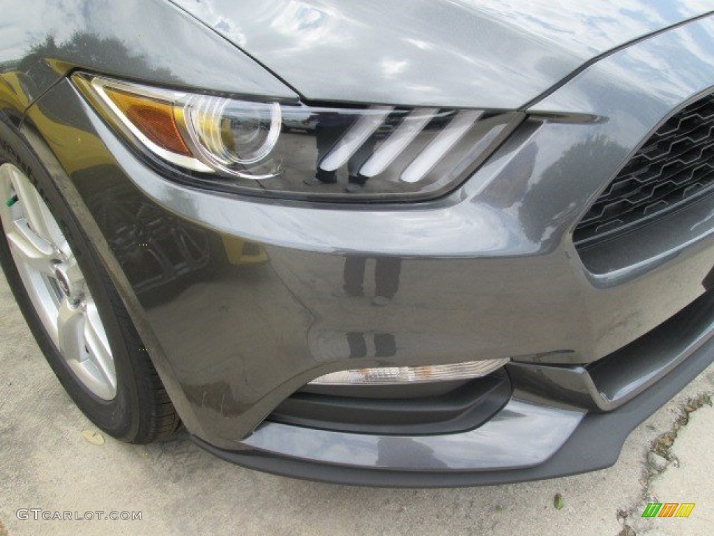 2015 Mustang V6 Coupe - Magnetic Metallic / Ebony photo #3