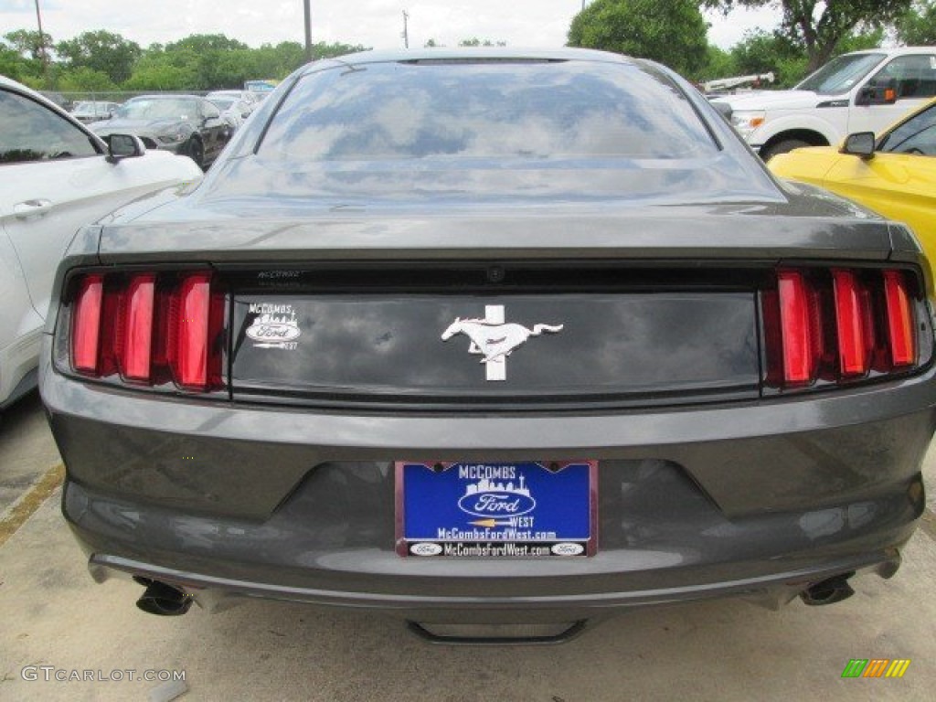 2015 Mustang V6 Coupe - Magnetic Metallic / Ebony photo #11