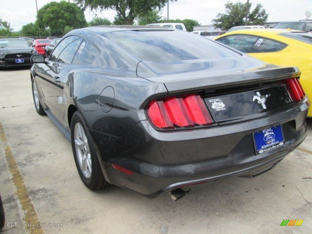 2015 Mustang V6 Coupe - Magnetic Metallic / Ebony photo #13
