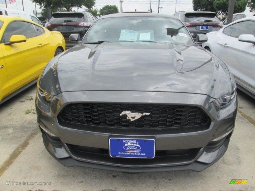 2015 Mustang V6 Coupe - Magnetic Metallic / Ebony photo #15