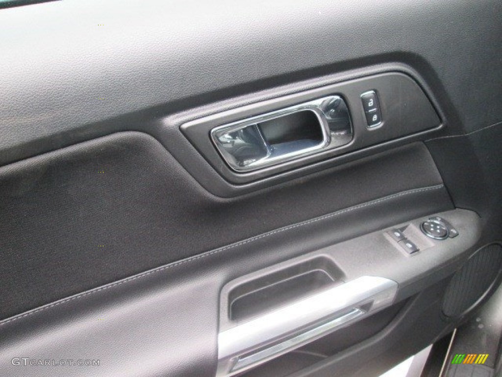 2015 Mustang V6 Coupe - Magnetic Metallic / Ebony photo #22