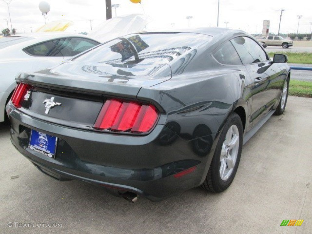 2015 Mustang V6 Coupe - Guard Metallic / Ebony photo #6