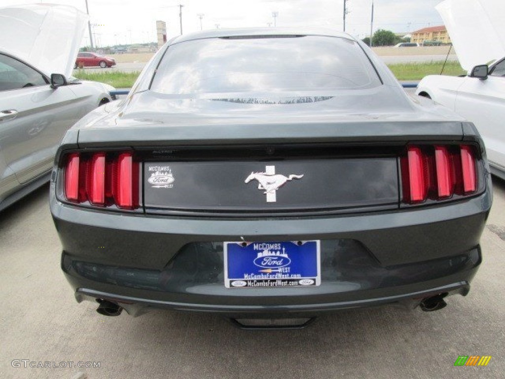2015 Mustang V6 Coupe - Guard Metallic / Ebony photo #7
