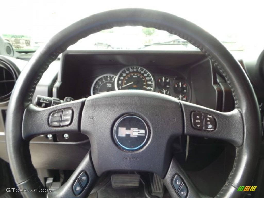 2005 Hummer H2 SUT Steering Wheel Photos