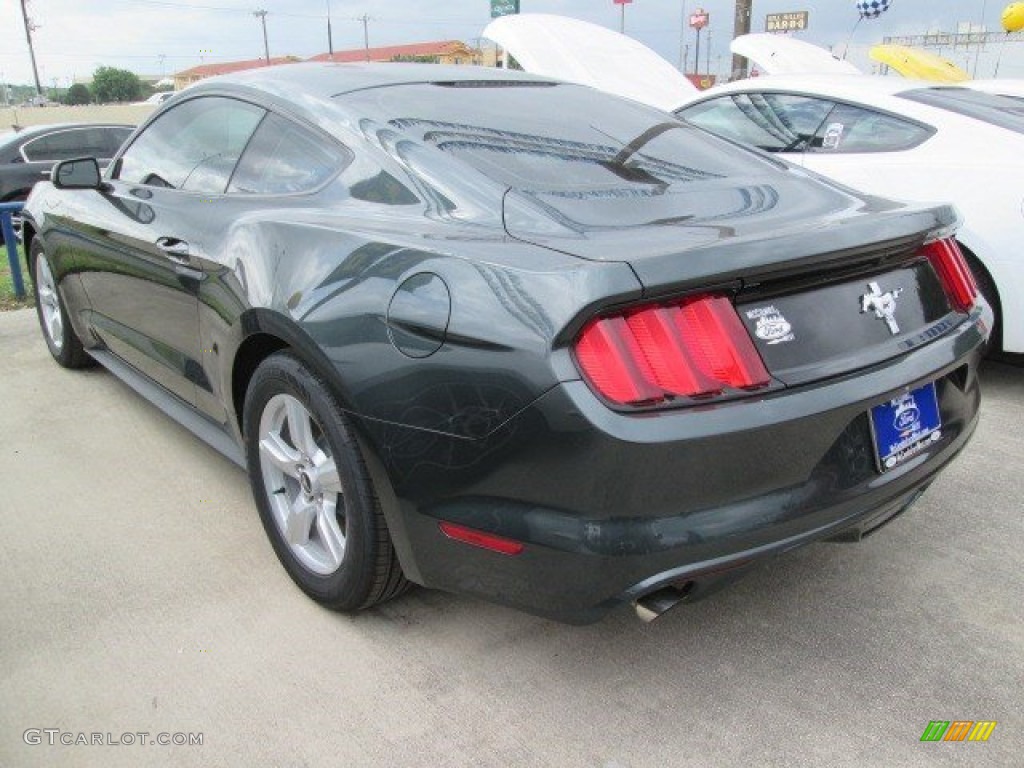 2015 Mustang V6 Coupe - Guard Metallic / Ebony photo #8