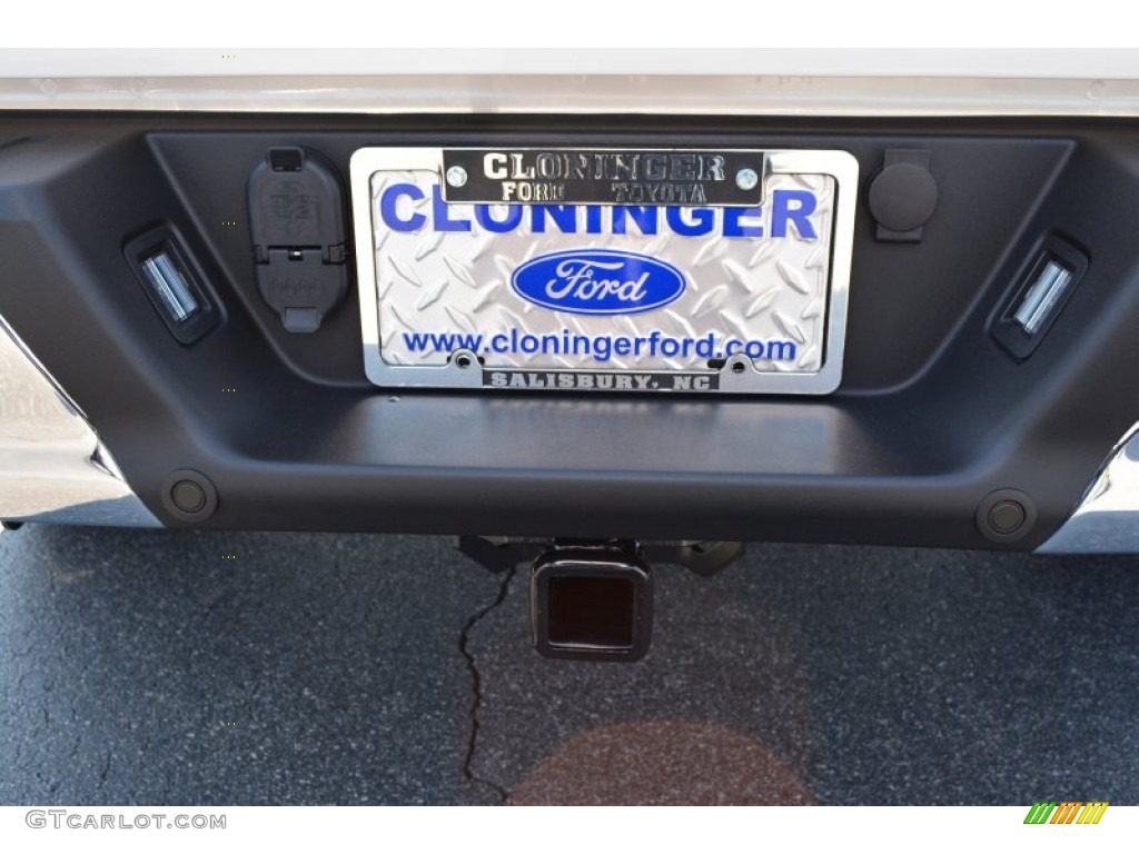 2015 F150 Lariat SuperCrew 4x4 - White Platinum Tricoat / Medium Light Camel photo #6