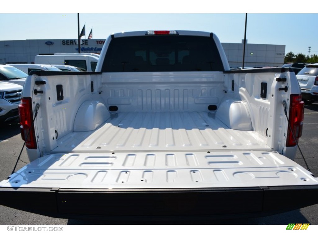 2015 F150 Lariat SuperCrew 4x4 - White Platinum Tricoat / Medium Light Camel photo #7