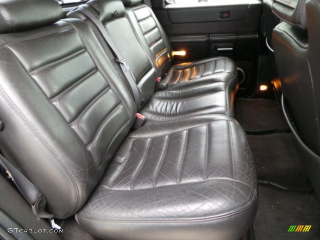 2005 Hummer H2 SUT Rear Seat Photos