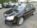 Black 2008 Volkswagen Jetta Wolfsburg Edition Sedan Exterior