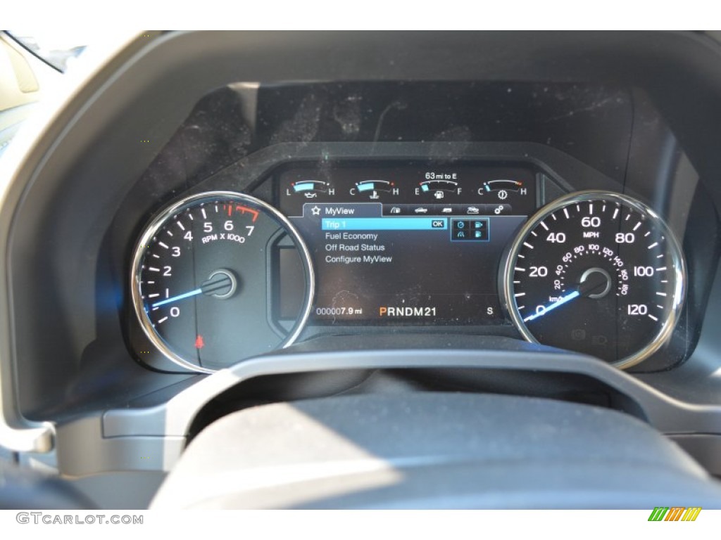 2015 F150 Lariat SuperCrew 4x4 - White Platinum Tricoat / Medium Light Camel photo #27