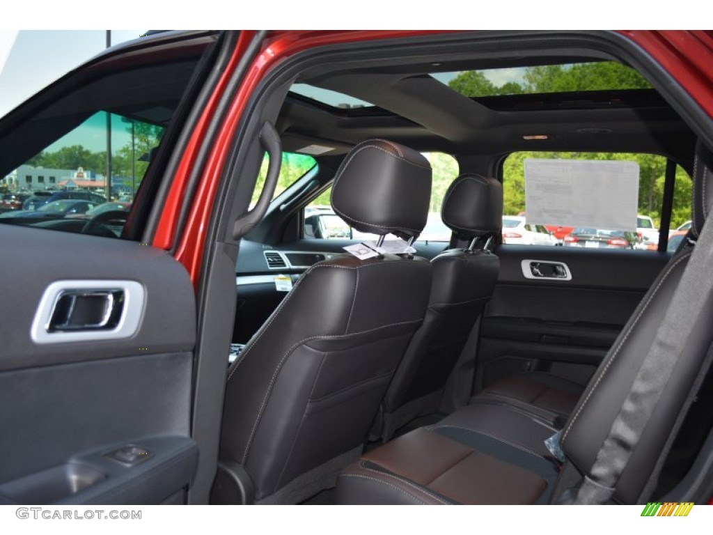 2015 Explorer Sport 4WD - Ruby Red / Sport Charcoal Black/Sienna photo #10
