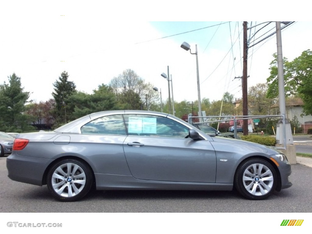 2012 3 Series 328i Convertible - Space Grey Metallic / Cream Beige photo #2