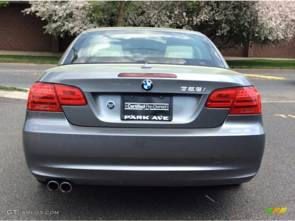2012 3 Series 328i Convertible - Space Grey Metallic / Cream Beige photo #4