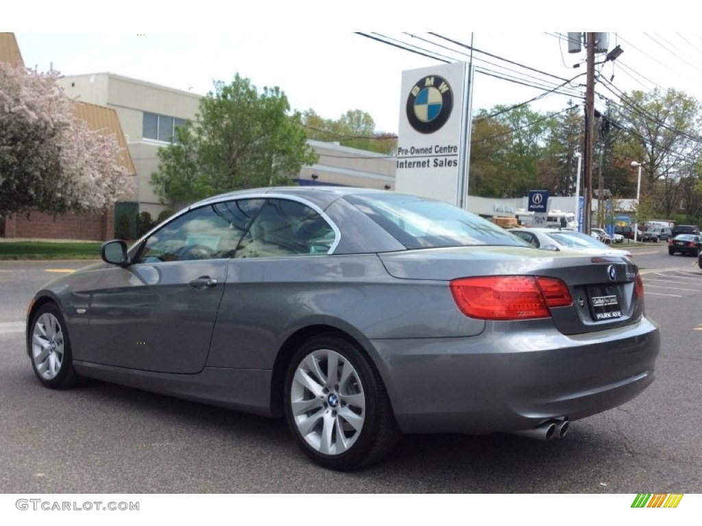 2012 3 Series 328i Convertible - Space Grey Metallic / Cream Beige photo #5