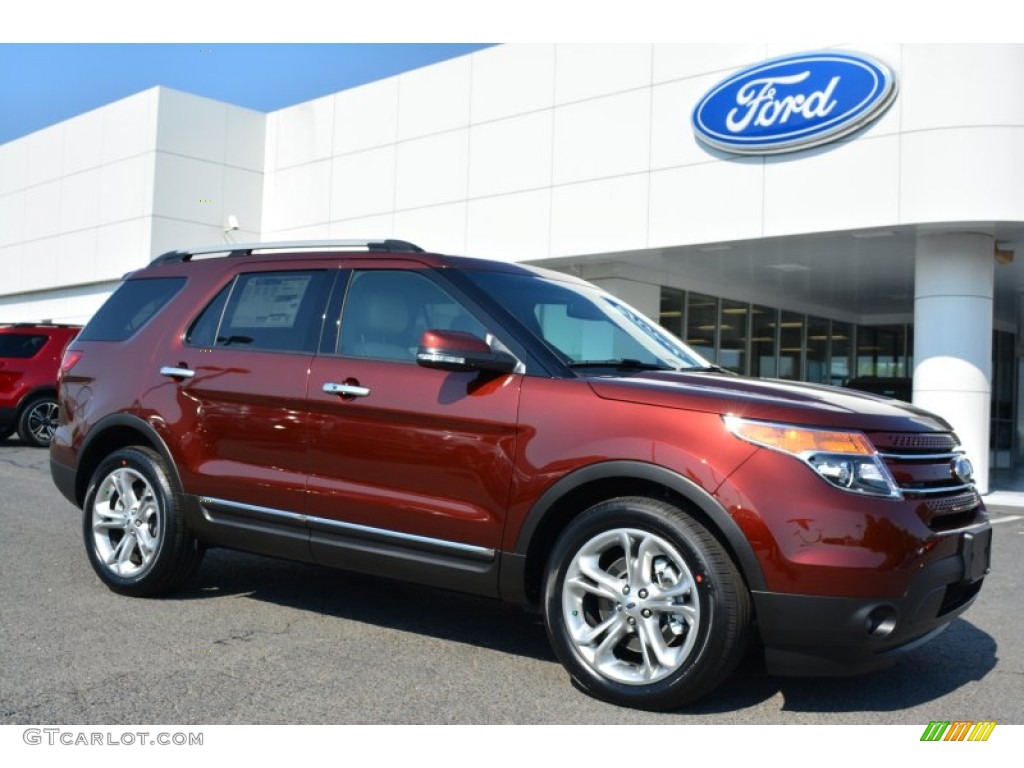 Bronze Fire 2015 Ford Explorer Limited Exterior Photo #103683147