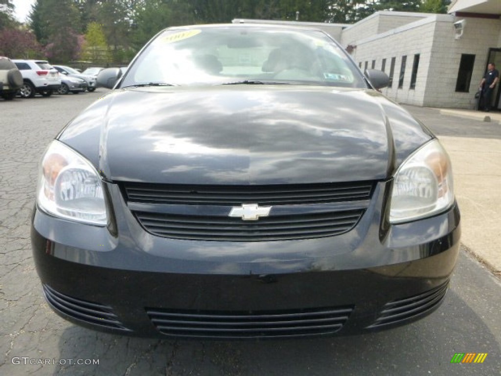 2007 Cobalt LS Coupe - Black / Gray photo #4