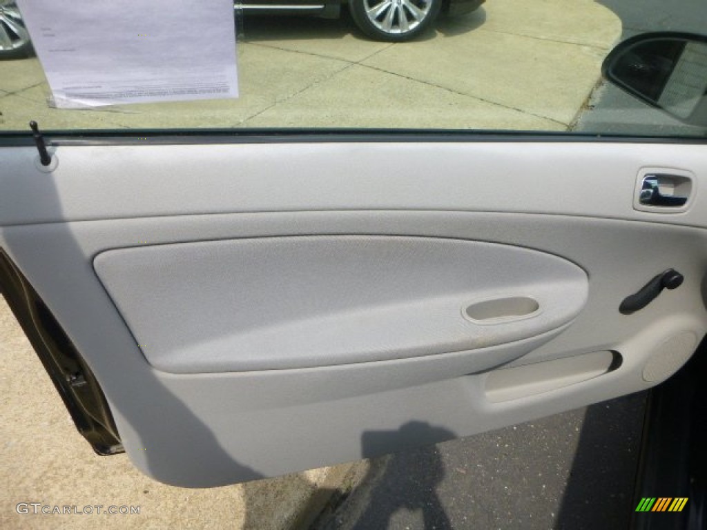 2007 Cobalt LS Coupe - Black / Gray photo #14