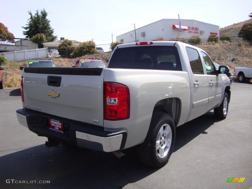 2008 Silverado 1500 LTZ Crew Cab - Silver Birch Metallic / Light Titanium/Dark Titanium photo #7