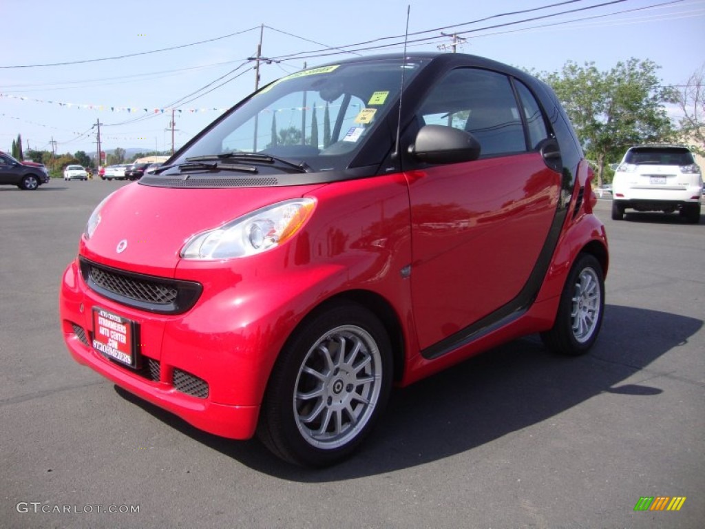 2012 fortwo passion coupe - Rally Red / Design Black photo #3