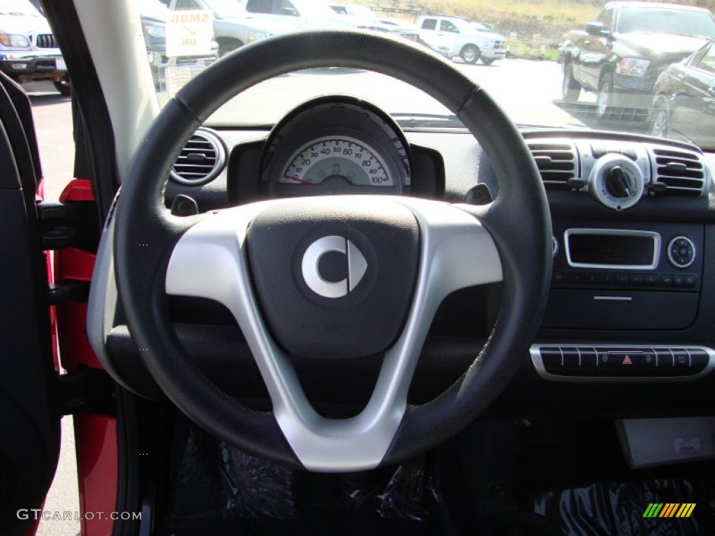 2012 fortwo passion coupe - Rally Red / Design Black photo #13