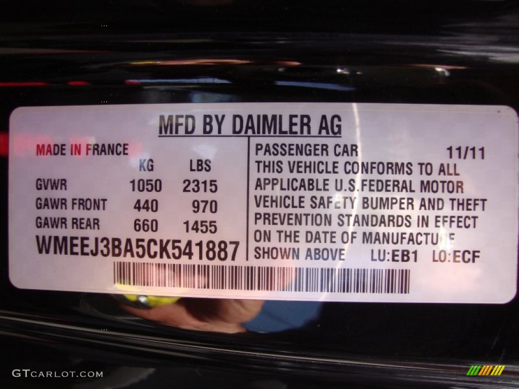 2012 fortwo passion coupe - Rally Red / Design Black photo #23