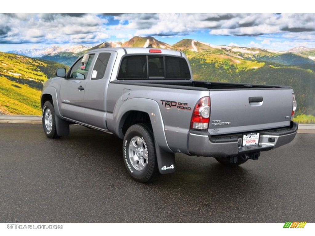 2015 Tacoma V6 Access Cab 4x4 - Silver Sky Metallic / Graphite photo #3