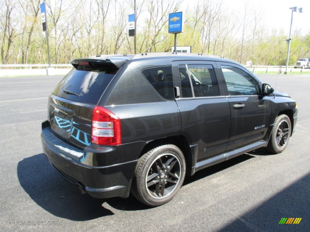 2008 Compass Sport 4x4 - Brilliant Black Crystal Pearl / Dark Slate Gray photo #7